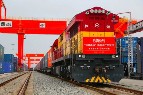 早安 西安丨 丝路海运 新能源产品专列发车